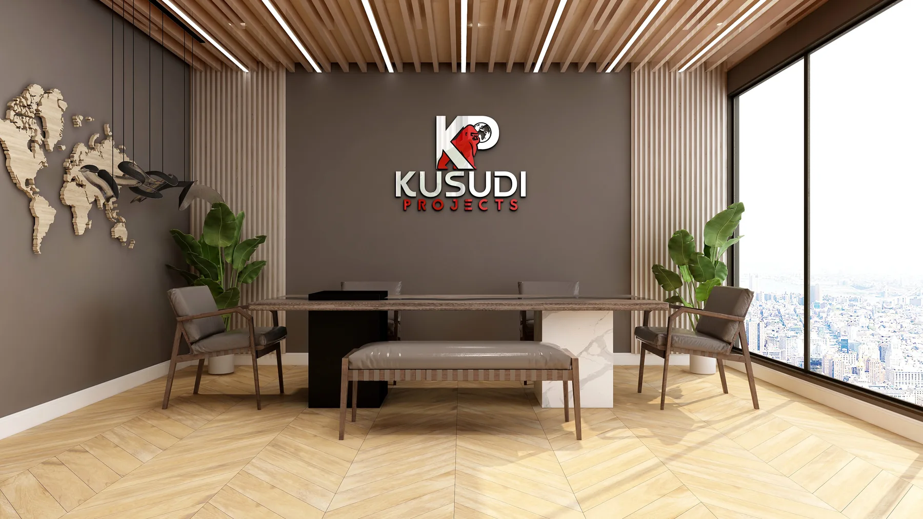 Kusudi Projects brand mockup by Bigfish Graphics