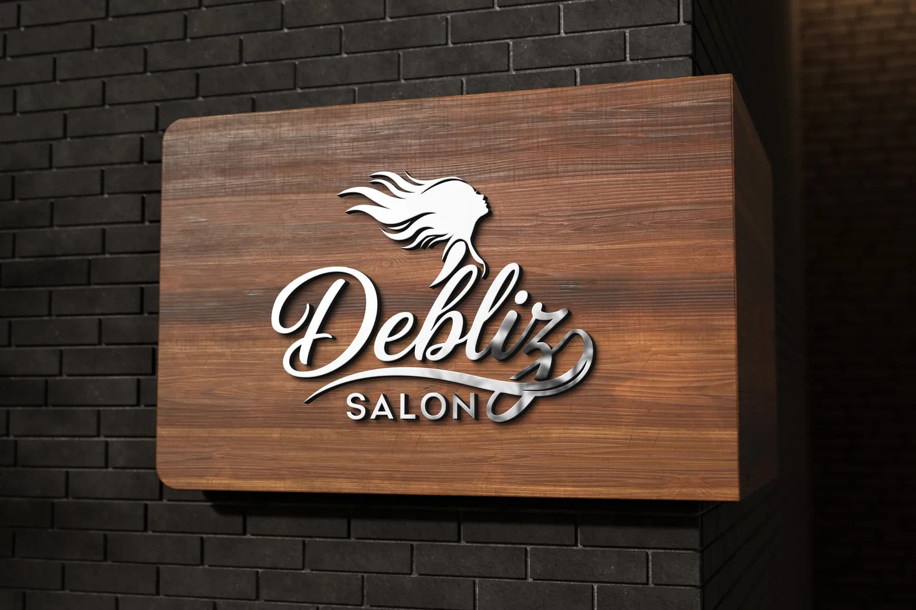 Deblizz Salon brand mockup by Bigfish Graphics