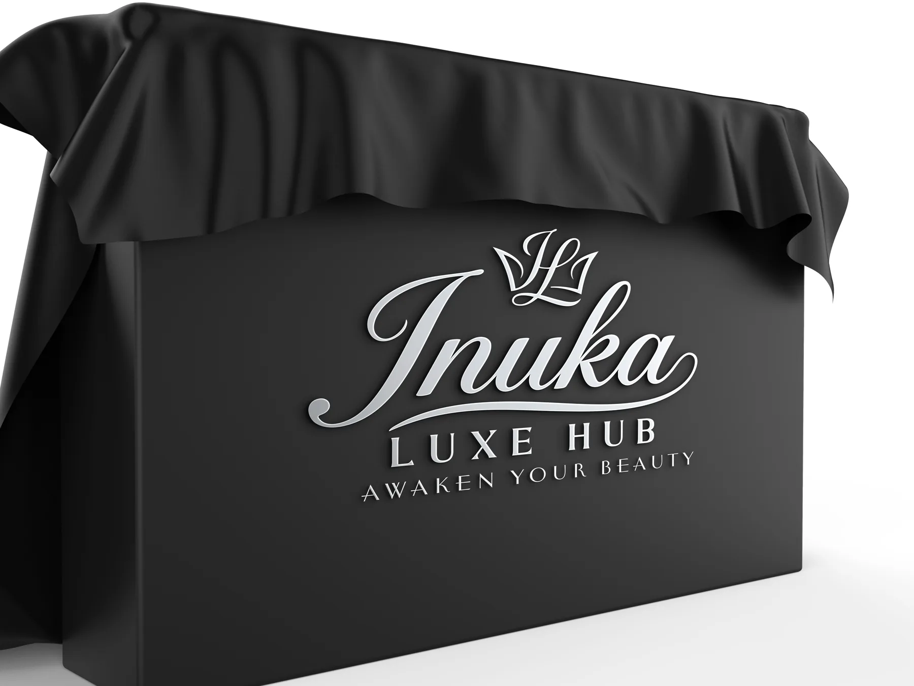 Inuka Luxe Hub brand mockup by Bigfish Graphics